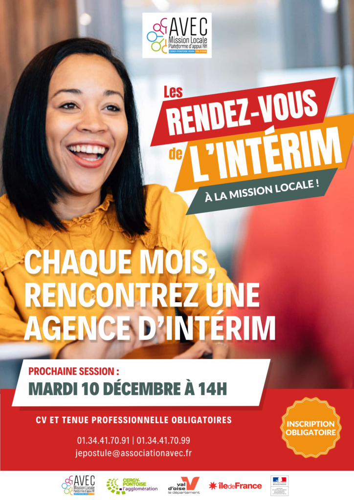 affiche les rdv de l'intérim